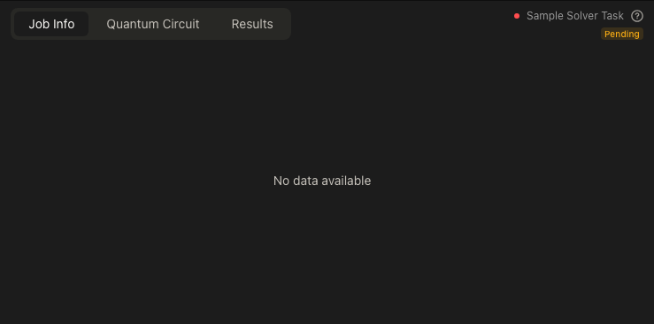 Task monitor panel