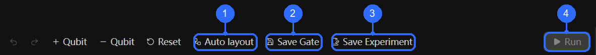 Circuit editing toolbar